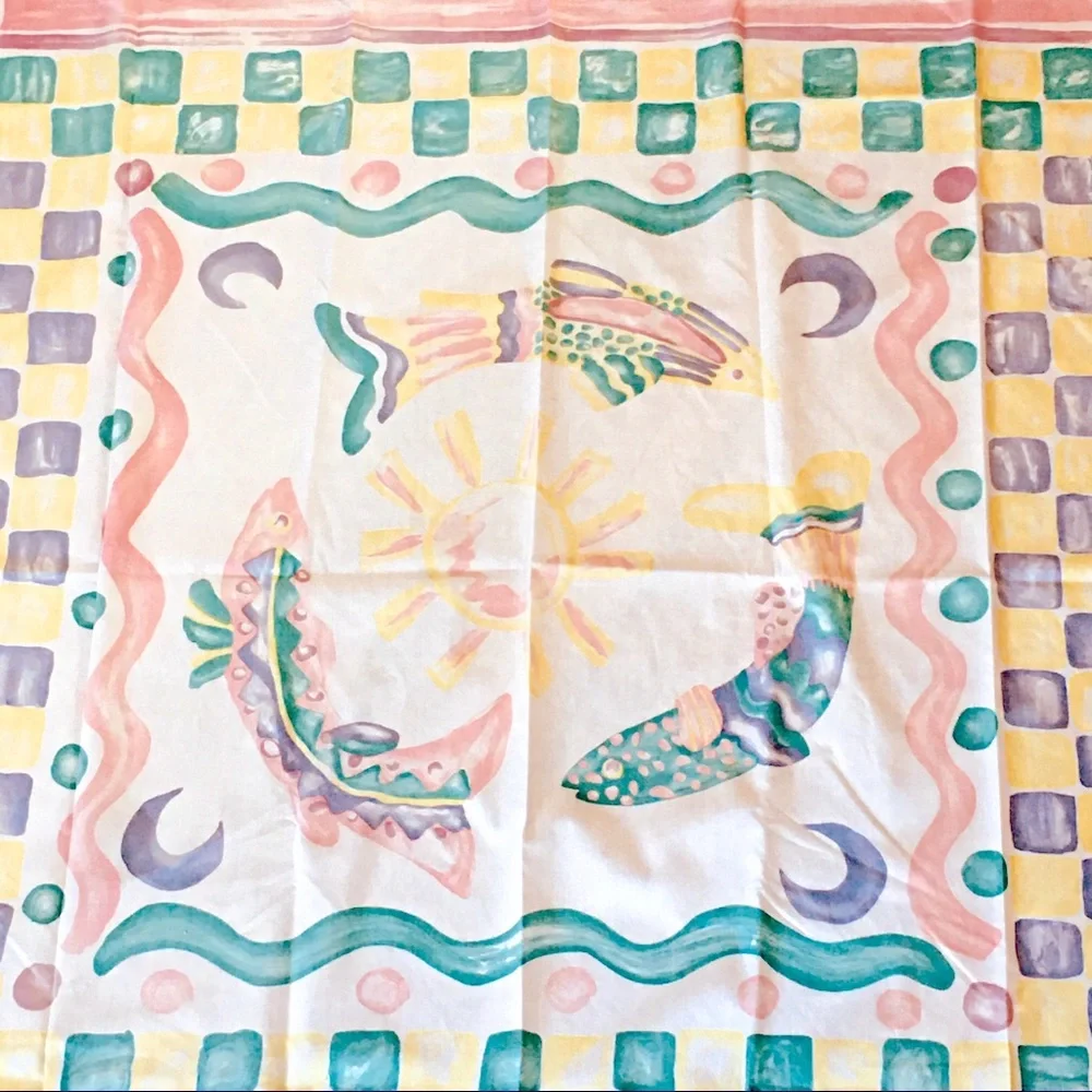 Beach house beach summer fish shower curtain country farmhouse home decor
